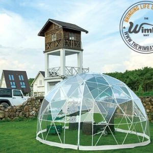 3.6m Geodesic Garden Igloo Dome Bubble Tent Fire Rated